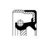 CORTECO 12012045B Shaft Seal, crankshaft